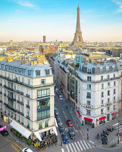 Montmartre, perched -a hill