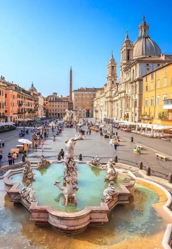 Piazza Navona- A Hub of Roman Life