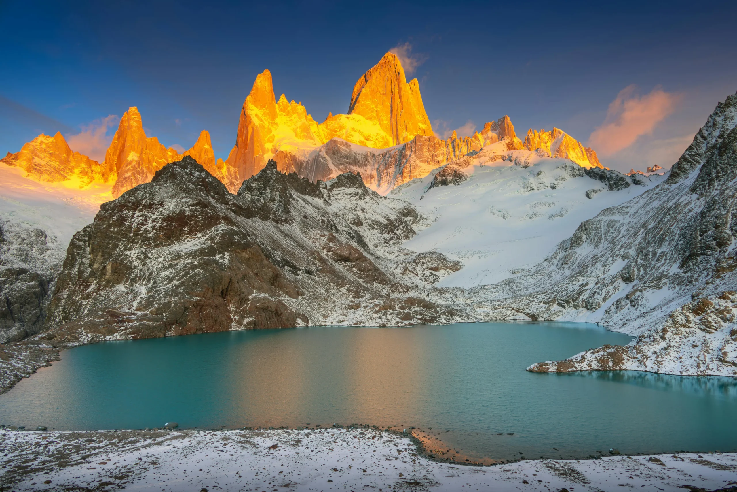 Breathtaking view of the Andes mountains in Peru, showcasing the majestic peaks and lush valleys.